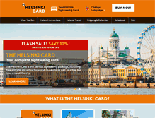 Tablet Screenshot of helsinkicard.com